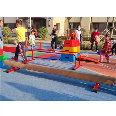 Poutre d’Equilibre/Poutre Gymnastique Enfants Adultes Entraînement De Gymnastique Poutre D'équilibre En Daim
