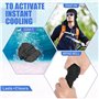 YATEICBC 3 Pièces Doublure de Casque avec Protège-Nuque, Bonnets de Crâne de Refroidissement Casquette Anti-Transpiration avec Q