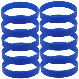 Bracelets en caoutchouc 10pcs