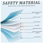 Ruban de fabricant d'étiquettes, étiquettes d'auto-adhésives DIY étanches compatibles pour l'imprimante 'étiquette, papier therm