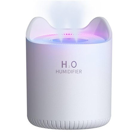 Humidificateur pour chambre bébé chambre 4.5l Humidificateur à air calme avec lumière nocturne 2 buses automatique Arrêt USB Bur