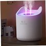 Humidificateur pour chambre bébé chambre 4.5l Humidificateur à air calme avec lumière nocturne 2 buses automatique Arrêt USB Bur