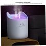 Humidificateur pour chambre bébé chambre 4.5l Humidificateur à air calme avec lumière nocturne 2 buses automatique Arrêt USB Bur