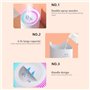 Humidificateur pour chambre bébé chambre 4.5l Humidificateur à air calme avec lumière nocturne 2 buses automatique Arrêt USB Bur