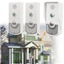 Sonnette d'interphone sans Fil Excellente Puce 1000m de distance Sonnette d'interphone vocale Intelligente pour Maisons usines, 