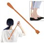 CTRYEGTR Chausse Pied, Cric de démarrage 1 pièce 2 en 1 grattoir à Dos Chausse-Pied Multifonctionnel à Long Manche avec crics gr