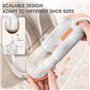Sèche-chaussures à air chaud, Sèche-chaussures et gants, sèche-chaussures for baskets, air chaud à 360 ° avec longueur réglable,