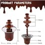 Ensemble électrique à Fondue au Chocolat