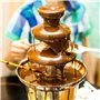 Machine à Fondre le Chocolat Électrique Pot à Fondue au Chocolat en Acier Inoxydable
