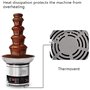 Fontaines à chocolat, Fontaine à chocolat commerciale, cascade de chocolat de grande capacité à 7 niveaux, pot de fusion de sauc