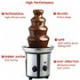 chaleur à fondue en cascade en