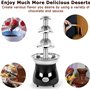 Fontaines à chocolat, Fontaine à fondue au chocolat, machine à fondre le chocolat électrique à 3 niveaux, fontaine à chocolat de