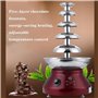 machine électrique à fondue au chocolat en acier inoxydable