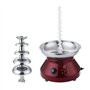 Fontaines à chocolat, Fontaine à chocolat commerciale à 5 niveaux, machine électrique à fondue au chocolat en acier inoxydable, 