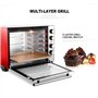 Mini four électrique à convection 60 L avec plaque de cuisson