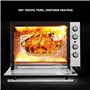 Grille-Pain, Grill et Presse, Mini four électrique à convection 60 L avec plaque de cuisson, grille et brochette rotative (100-2
