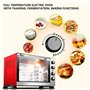 Grille-Pain, Grill et Presse, Mini four électrique à convection 60 L avec plaque de cuisson, grille et brochette rotative (100-2