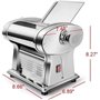 Machine a Pates Fraiche, Machine à pâtes Machine à pâtes électrique 6 réglages d'épaisseur 3 coupeurs Machine à rouleaux for fab