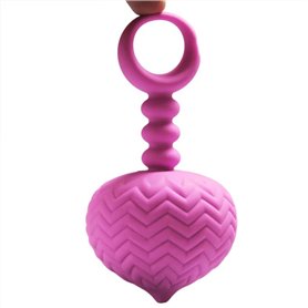 4.9cm Rose silicone grande citrouille grande boule anal plug