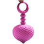 4.9cm Rose silicone grande citrouille grande boule anal plug