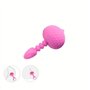 4.9cm Rose silicone grande citrouille grande boule anal plug, anneau Grand Cul plug, anal dilatateur prostate massage sex toys p