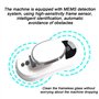 NYANS Robot Nettoyeur de Vitres avec Télécommande, Lave Vitres Électrique Aspiration 5600 Pa, Détection Intelligente des Bords, 