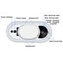 NYANS Robot Nettoyeur de Vitres avec Télécommande, Lave Vitres Électrique Aspiration 5600 Pa, Détection Intelligente des Bords, 