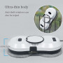 Robot Nettoyeur Vitre, Robot Laveur de Vitre Electrique Automatique Pulvérisation d'eau, 5600pa de Aspiration Puissante, Robot L