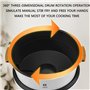 Machine de cuisson automatique, machine à riz frit au wok de cuisson électrique de 8L, démarrage en un clic, 3 vitesses réglable