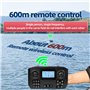 Bateau amorceur à Retour Automatique GPS 12V (décrochage électromagnétique) avec Batterie 18000mAh + Sac de Bateau, 3 Vitesses, 