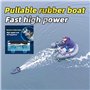Bateau amorceur à Retour Automatique GPS 12V (décrochage électromagnétique) avec Batterie 18000mAh + Sac de Bateau, 3 Vitesses, 