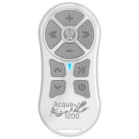 JFA K1200WHITE Acqua 1200 Récepteur Central Fin et Ultra Sensible pour Voiture Contrôle Audio Longue Distance conçu résistant à