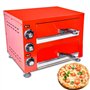 twostronking Four à Pizza électrique à Double Couche en Acier Inoxydable