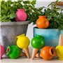RAZURE Pack de 4 Pointes Auto-arrosantes en Terre Cuite, Pieux D'arrosage des Plantes, Pieux D'autoarrosage Décoratifs de 430ml,