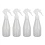 Flacon Brumisateur Rechargeable, Grand Volume de Pulvérisation, Petit Flacon Pulvérisateur Anti-fuite Transparent 4 Pièces pour 
