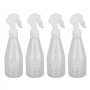 Flacon Brumisateur Rechargeable, Grand Volume de Pulvérisation, Petit Flacon Pulvérisateur Anti-fuite Transparent 4 Pièces pour 