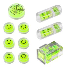 MsTeco 10 Pièces Mini Niveau a Bulle
