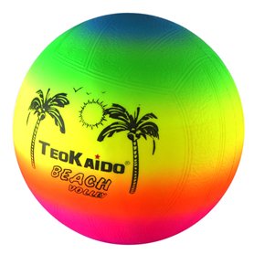 Cucuba Ballon en Caoutchouc d'eau Volley Handball Water Polo Entraînement ou Match (Rainbow) Taille 2