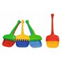 Simba 107101141 – Ensemble de 4 pelles et râteau Assortis – Il s'agit d'un Seul kit