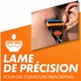 Gillette Fusion5 Recharges De Lames De Rasoir Pour Homme, 4 Recharges De Lames