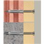 Fischer Propack Électricien SX Plus 6 x 30 SC avec 200 chevilles SX 6 x 30 + 1 embout SDS Plus Ø 6, idéal pour fixer des applica