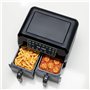 Ariete 4623 Airy Fryer Dual Friteuse à air avec double panier, 1700 W, capacité 8 L, 3 fonctions de cuisson, panneau numérique L