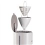 Ariete Breakfast 1395 Machine à Café à Filtre, Cafetière Américaine, Jusqu'à 12 Tasses, Indicateur de Niveau d'Eau, Plaque Chauf