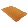 Comart - Paillasson en coco - 40 x 60 cm - Tapis pour entrée intérieure et extérieure - Sèche-cheveux anti-pluie avec fond en PV