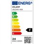 Velamp Ampoule LED SMD, globe G125, 24W/2500lm, culot E27, 4000K