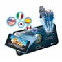 Clementoni Sapientino Exploramondo Luminoso Globe Interactif Parlant, Globe Enfants, Jeu Éducatif 7 Ans, Électronique, App Réali