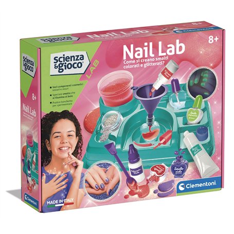Clementoni- Laboratorio Nail Lab – Expériences Science