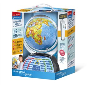 Clementoni 61362 Jouet éducatif numérique interactif pour enfants de 7 ans - Monde - Globe lumineux - Version anglaise - Multico