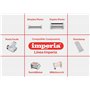 Imperia PastaPresto Linea Imperia Machine à pâtes électriques 100% Made in Italy. Machine à pâtes fraîches avec moteur électriqu