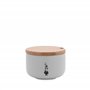 Bialetti Y0TZ102 Sucrier avec Couvercle Bamboo Porcelaine